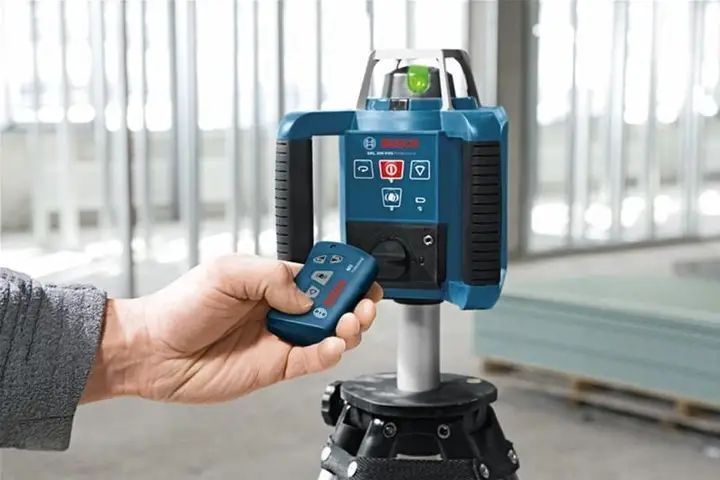 Професійний ротаційний лазерний нівелір BOSCH GRL 300 HVG Professional : зелений промінь, оригінал (0601061700) 0601061700 фото