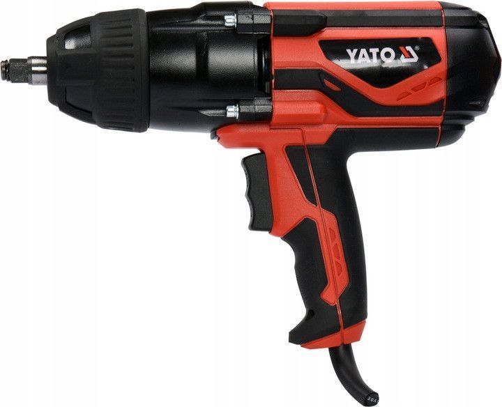 Гайковерт ударний YATO 1/2" 1020 Вт, 600 НМ 2600 об/хв + 4 головки і кейс YT-82021 фото