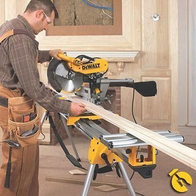 Ручна настільна торцювальна пила по дереву DeWALT DWS780 : 1675 Вт, глибина різу 112мм, круг 305 мм DWS780 фото