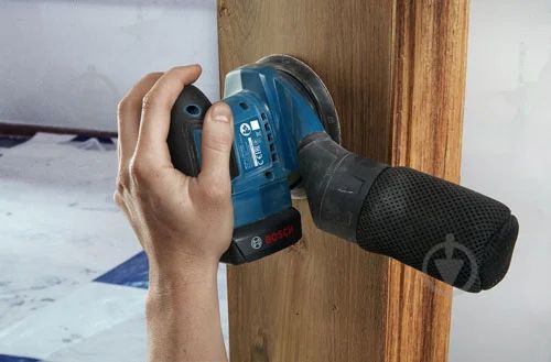 Потужна акумуляторна ексцентрикова шліфувальна машина Bosch GEX 185-LI Solo : без АКБ, платформа 125мм (06013A5020) 06013A5020 фото