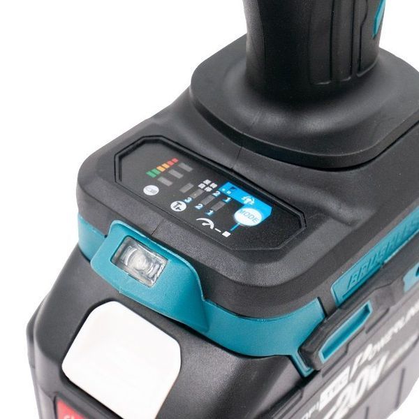 Потужний гайковерт ударний акумуляторний PROFI-TEC PTW1002BL POWERLine : з АКБ 2шт-20 V 4.0 Aч, 1000 Нм, 3 швидкості, безщітковий 006653 фото