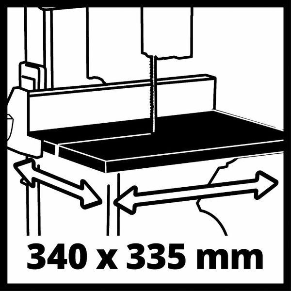 Професійна стрічкова пила Einhell TC-SB 245 L : 400 Вт, 1450 об/хв, 726 м/хв (4308035) 4308035 фото