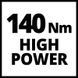 Набір ударна викрутка Einhell TE-CI 18 Li Solo + зарядний пристрій і акумулятор 18V 2,5 Ah 4510034, 4512097 фото 10