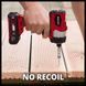 Набір ударна викрутка Einhell TE-CI 18 Li Solo + зарядний пристрій і акумулятор 18V 2,5 Ah 4510034, 4512097 фото 8