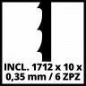 Професійна стрічкова пила Einhell TC-SB 245 L : 400 Вт, 1450 об/хв, 726 м/хв (4308035) 4308035 фото
