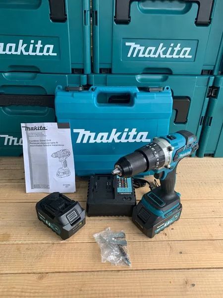 Акумуляторний дриль-шуруповерт Makita DDF 484 RFE: Li-ion 18 В / 3 АЧ DDF484RFE фото