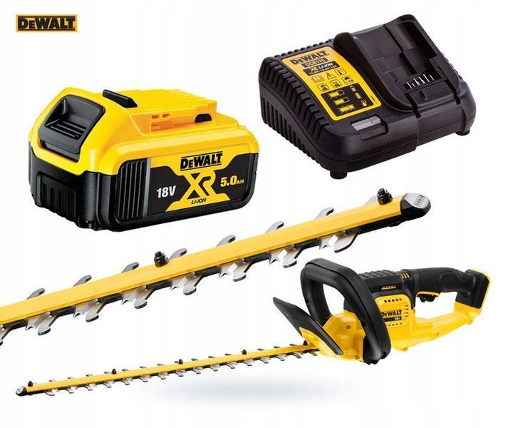 Кущоріз акумуляторний DeWALT DCMHT563P1 + акб + зарядний: довжина ножа 550 мм, вага 2,9 кг DCMHT563P1 фото