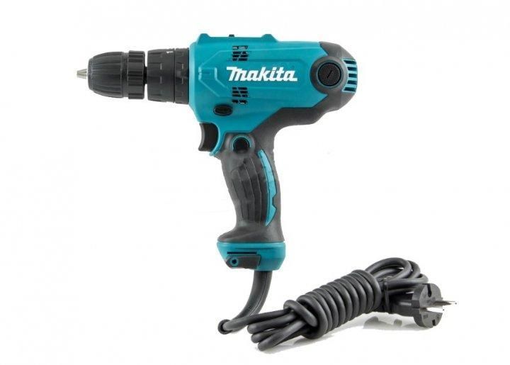 Потужний електричний дриль-шуруповерт (електрошуруповерт) MAKITA HP0300 : 220 Вт, 1-10мм сверло шуруповерт для дому HP0300 фото