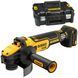 Професійна шліфмашина кутова - болгарка акумуляторна безщіткова DeWALT DCG409VSNT : без АКБ, диск 125мм (DCG409VSNT) DCG409VSNT фото 1
