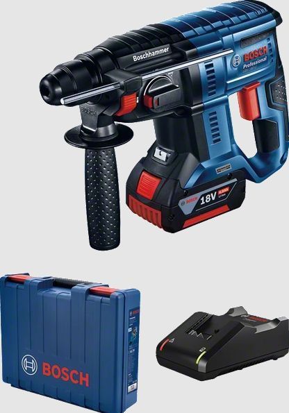 Професійний акумуляторний перфоратор Bosch GBH 180 Li : 2 Дж,SDS plus,18В,5100уд./хв.,АКБ+Зарядне+Кейс 0611911122 фото