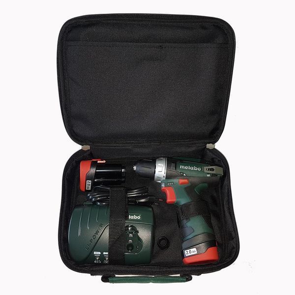 Акумуляторний шуруповерт Metabo PowerMaxx BS Basic 2х2,0 Ач в сумці (600079550) 600079550 фото