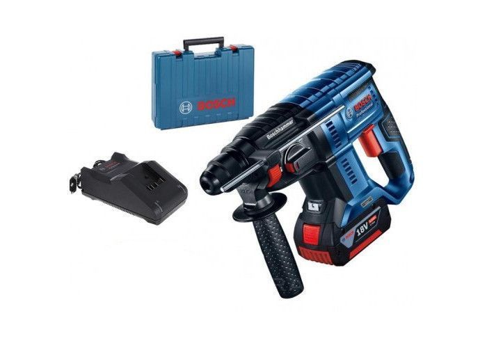 Професійний акумуляторний перфоратор Bosch GBH 180 Li : 2 Дж,SDS plus,18В,5100уд./хв.,АКБ+Зарядне+Кейс 0611911122 фото