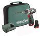 Акумуляторний шуруповерт Metabo PowerMaxx BS Basic 2х2,0 Ач в сумці (600079550) 600079550 фото 1