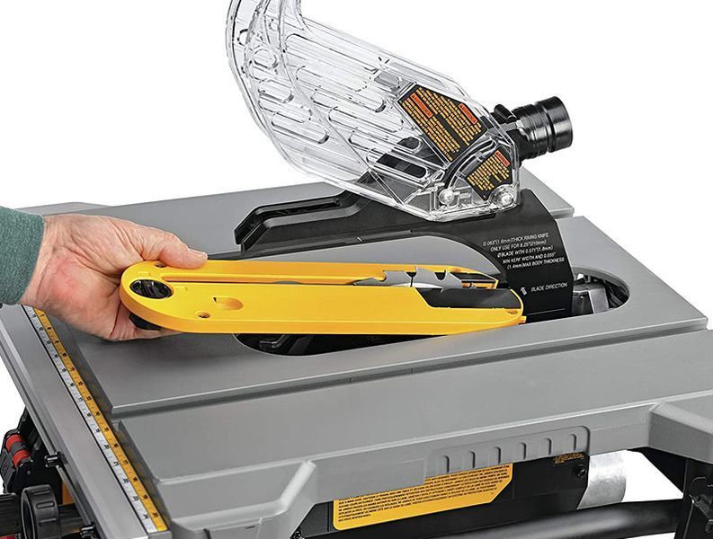Пила настільна-циркулярна мережева DeWALT DWE7485 : 1850 Вт, 210 круг DWE7485 фото