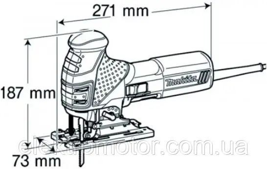 Професійний електролобзик Makita 4351CT 4351CT фото