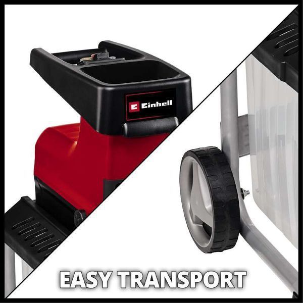 Садовий подрібнювач (шредер) Einhell GC-RS 60 CB : 2800 Вт, 40 об/хв, макс гілки: 45 мм 3430635 фото