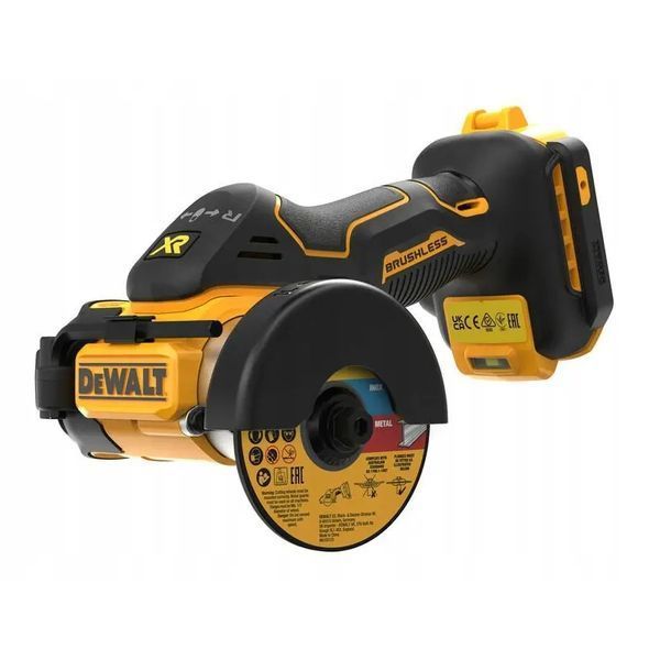 Пила дискова акумуляторна безщіткова компактна DeWALT DCS438N : без АКБ, диск 76мм, 20000 об/хв (DCS438N) DCS438N фото