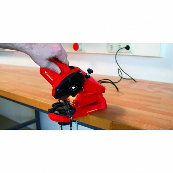 Електричний станок для заточки ланцюгів Einhell GC-CS 85 E New : 85 Вт, 1.9 кг заточка ланцюгів (4499920) 4499920 фото