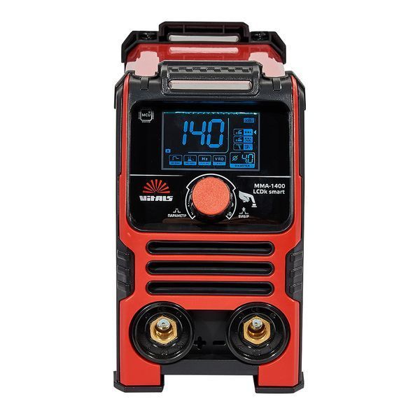 Зварювальний апарат Vitals MMA-1400 LCDk smart ( 20&ndash;140А, 1,6-4 мм електрод) кейс 192582 фото