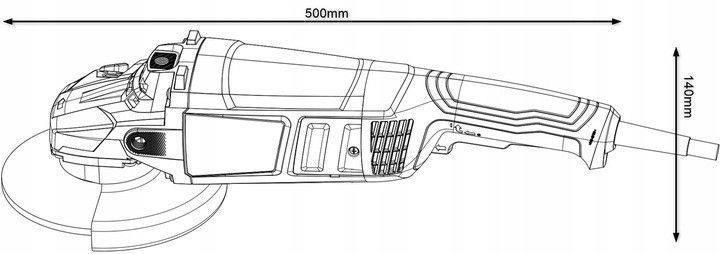 Кутова шліфувальна машина (болгарка) 230 мм Bosch GWS 22-230 JH (0601882203), 2200 Вт, 6500 об/мин, диск 230 мм 0601882203 фото