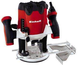 Потужний електричний ручний столярний фрезер по дереву Einhell TE-RO 1255E : 1200 Вт, 6-8 цанга, 30000 об/хв (4350490) 4350490 фото