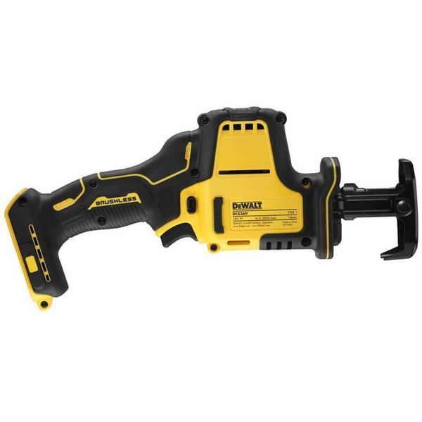 Акумуляторна безщіткова шабельна пила DeWALT DCS369NT (каркас) : 18B, кейс DCS369NT фото