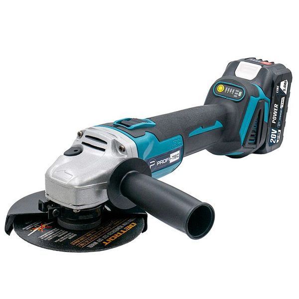 Набір акумуляторний інструментів PROFI-TEC Combo Set 4/3 POWERLine PBH201BL, DTW800BL, DGA20BL, DHP485B: з АКБ 2шт-20V 4.0Ач+ЗП 006654 фото