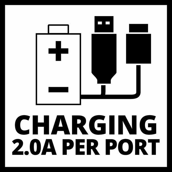 Акумуляторний адаптер для зарядки USB-пристроїв Einhell TC-CP 18 Li USB A/C-Solo (4514148) 4514148 фото