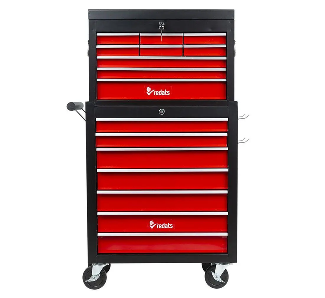 Дворівневий модульний візок REDATS COMPACT BLACK (30-07-58) без інструменту 30-07-58 фото
