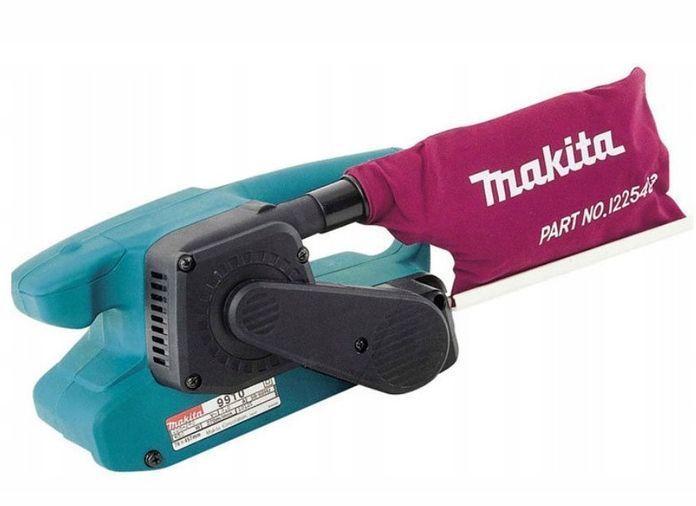 Стрічкова шліфмашина MAKITA 9910: 650Вт, 270м/хв., розмір стрічки 76 х 457мм 9910 фото