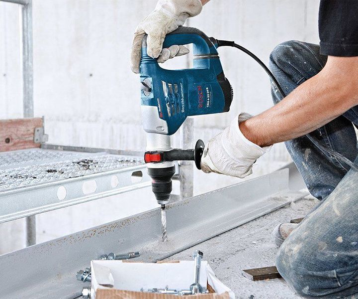 Професійний ударний електричний перфоратор Bosch GBH 4-32 DFR : 900 Вт, 4,2 Дж (0611332100) 0611332100 фото