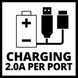 Акумуляторний адаптер для зарядки USB-пристроїв Einhell TC-CP 18 Li USB A/C-Solo (4514148) 4514148 фото 5