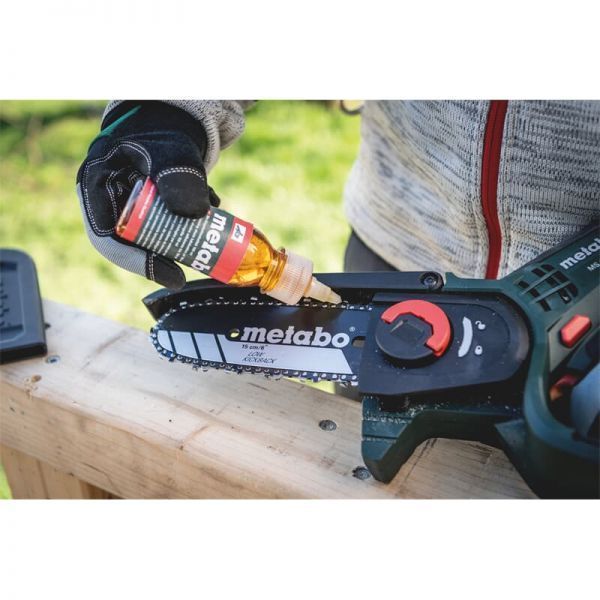 Потужна ручна акумуляторна ланцюгова пила Metabo MS 18 LTX 15 каркас : без АКБ, шина 15 см 600856850 фото