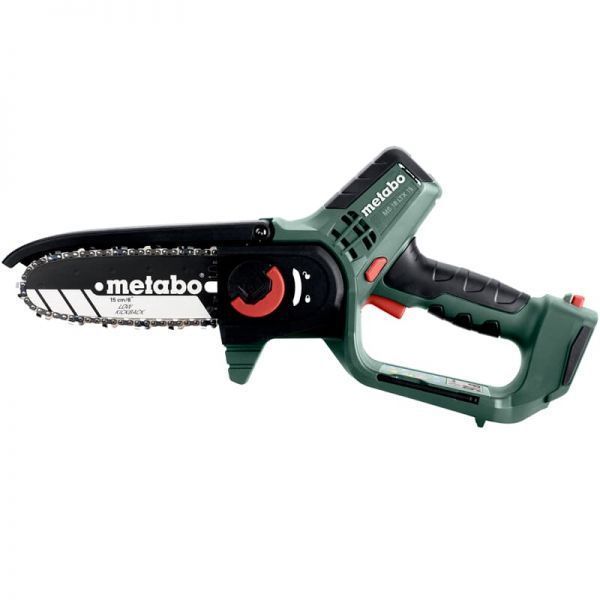 Потужна ручна акумуляторна ланцюгова пила Metabo MS 18 LTX 15 каркас : без АКБ, шина 15 см 600856850 фото