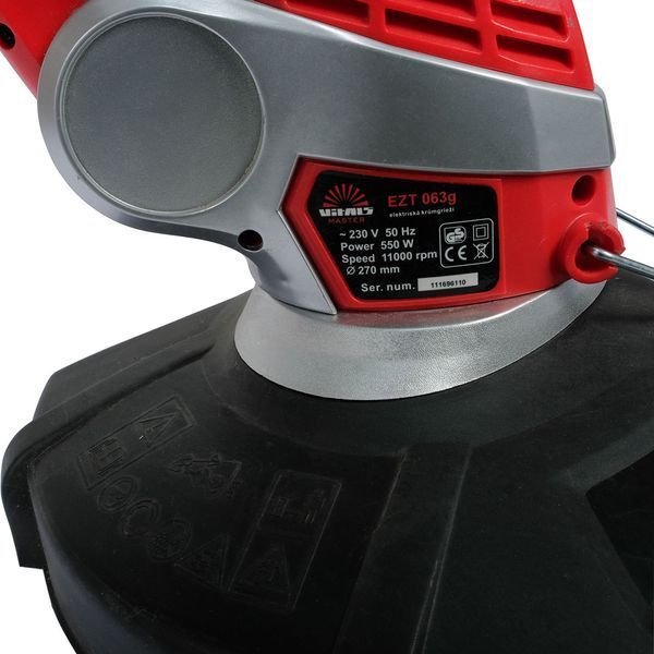 Професійний тример електричний Vitals Master EZT 063g : 550 Вт, 11000 об/хв, зкошування ліскою 270мм 54016 фото