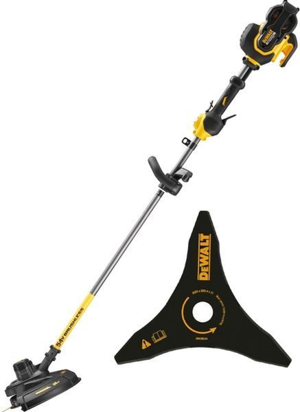 Професійна акумуляторна безщіткова коса (тример) DeWALT DCM571N : без АКБ,косіння 38 см, ніж і жилка DCM571N фото