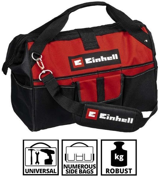Набір акумуляторних інструментів EINHELL TK 18/3 Li (CD+AG+HD+2 Battery+Bag) : з АКБ 2шт-18V 3.0Ач+ЗП 4514305, 4513970, 4431155 фото