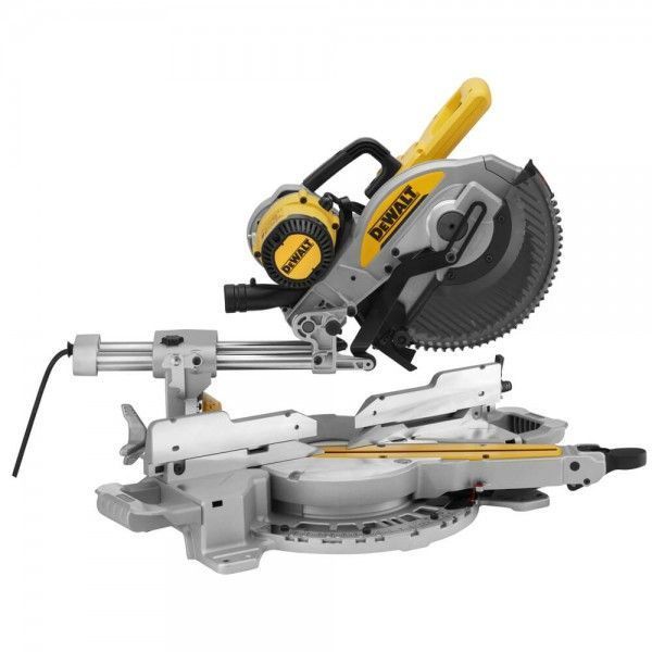 Пила торцювальна мережева DeWALT DWS727: 1675 Вт, глибина різу 150 мм, коло 250 мм, гальмо 10 секунд DWS727 фото