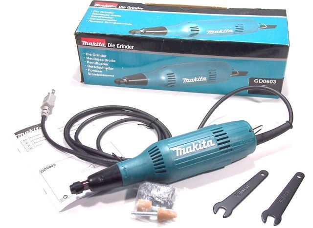 Пряма шліфувальна машина гравер Makita GD 0603 : 240 Вт, 28000 об/хв пряма шліфмашина бормашина GD 0603 фото