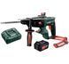 Потужний акумуляторний перфоратор Metabo KHA 18 LTX : 2.2 Дж, 18В акум 2ампера і зарядка (600210890) 600210890 набір фото 1