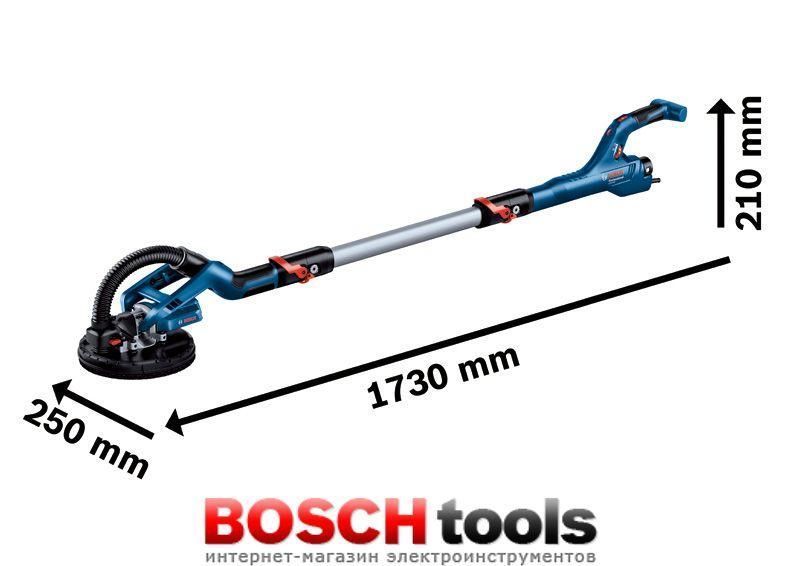Шліфувальна машина для стін та стелі (жираф) Bosch GTR 550 : 550 Вт, 225 мм (06017D4020) 06017D4020 фото