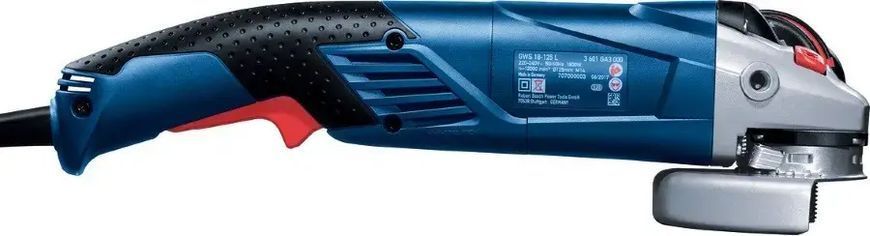 Професійна болгарка Bosch GWS 18-125 SL : 1.8 кВт, 125мм, з регулюванням обертів (06017A3200) 06017A3200 фото