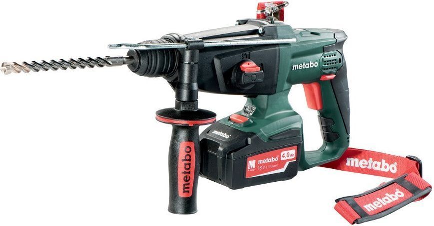 Потужний акумуляторний перфоратор Metabo KHA 18 LTX : 2.2 Дж, 18В акум 2ампера і зарядка (600210890) 600210890 набір фото