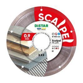 Диск алмазний відрізний Distar 1A1R 100 Scalpel : 100x0.9x22,23мм, кераміка, керамограніт (11120158027) 11120158027 фото
