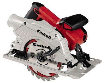 Потужна пила циркулярна Einhell TE-CS 165 : 1200 Вт, диск 165x16x2,4 мм / зубів 24, об.х.х.5500 об/хв 4331010 фото