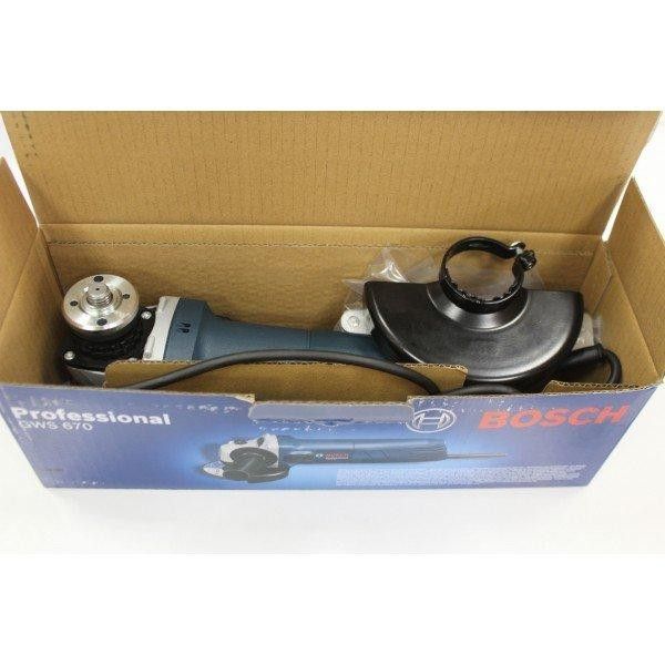 Маленька болгарка (кутова шліувальна машина) Bosch GWS 670 : 670 Вт, 125мм круг КШМ (0601375606) 0601375606 фото