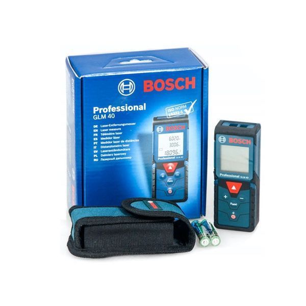 Лазерний далекомір Bosch GLM40 Professional (0601072902) 0601072902 фото