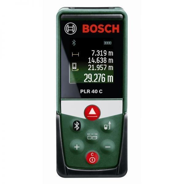 Професійний лазерний далекомір (дальномір) Bosch PLR 40 C : 40м електронна лазерна рулетка 0603672320 0603672320 фото