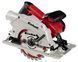 Потужна пила циркулярна Einhell TE-CS 165 : 1200 Вт, диск 165x16x2,4 мм / зубів 24, об.х.х.5500 об/хв 4331010 фото 1