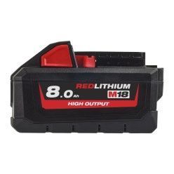 Акумулятор Li-Ion HIGH OUTPUT MILWAUKEE, M18 H8 8Аг (4932471070) 4932471070 фото